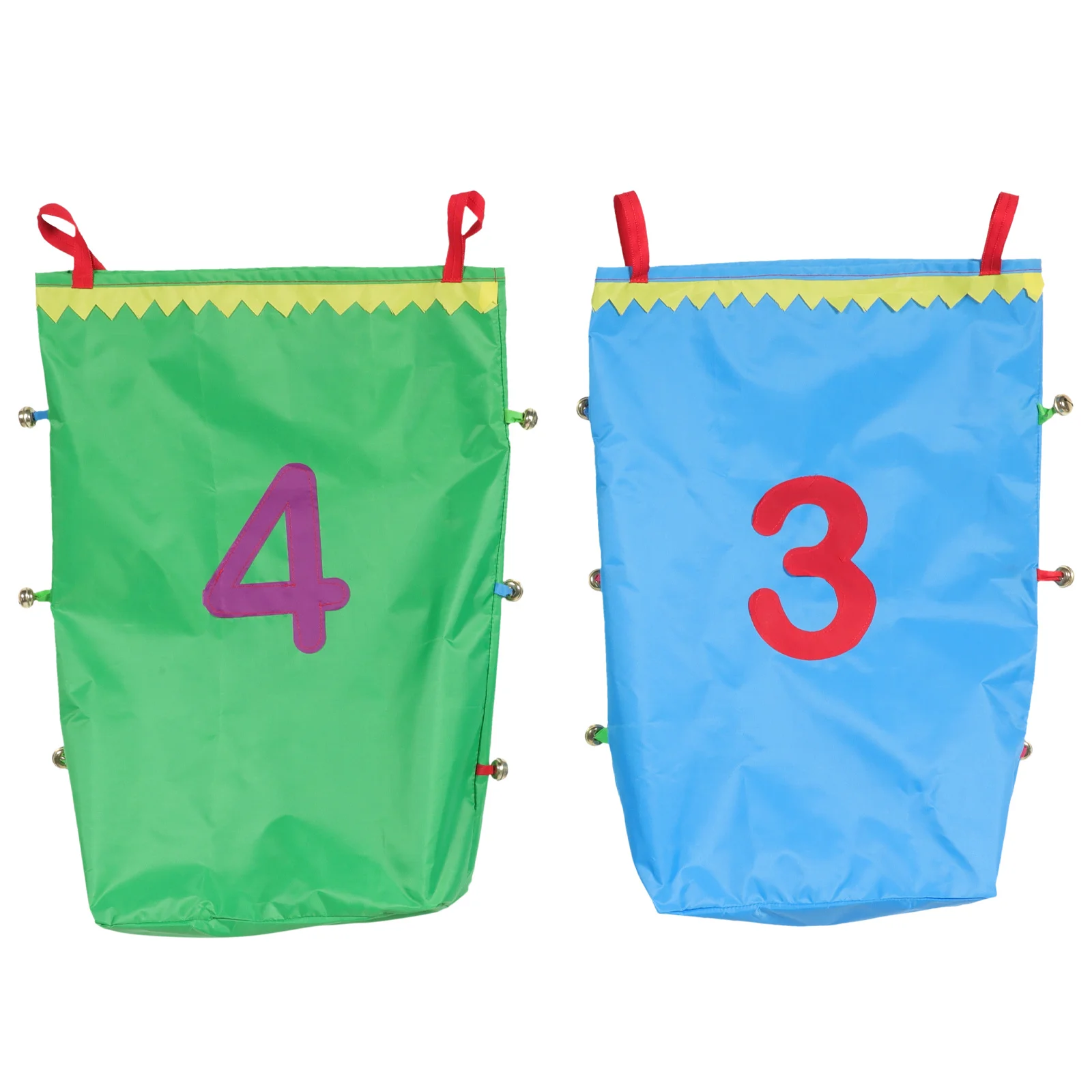 2 قطعة كيس سباق الانتقال أكياس في الهواء الطلق كرنفال حفلة حديقة لعبة متعة سباق المعدات حقيبة القفز في الهواء الطلق حقيبة القفز #5