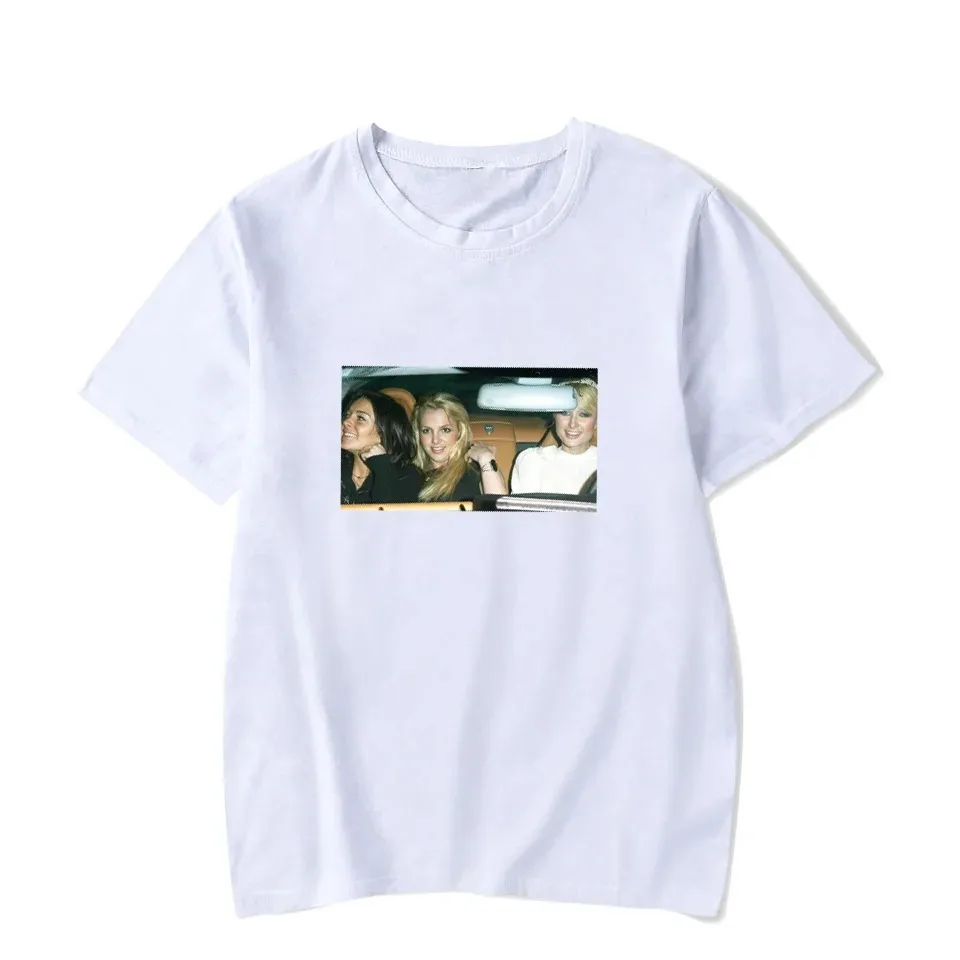 Britney Spears Make America Great Again Cool Print Fashion Casual Y2K Hip Hop Summer Men's and Women's All-Purpose T-shirt