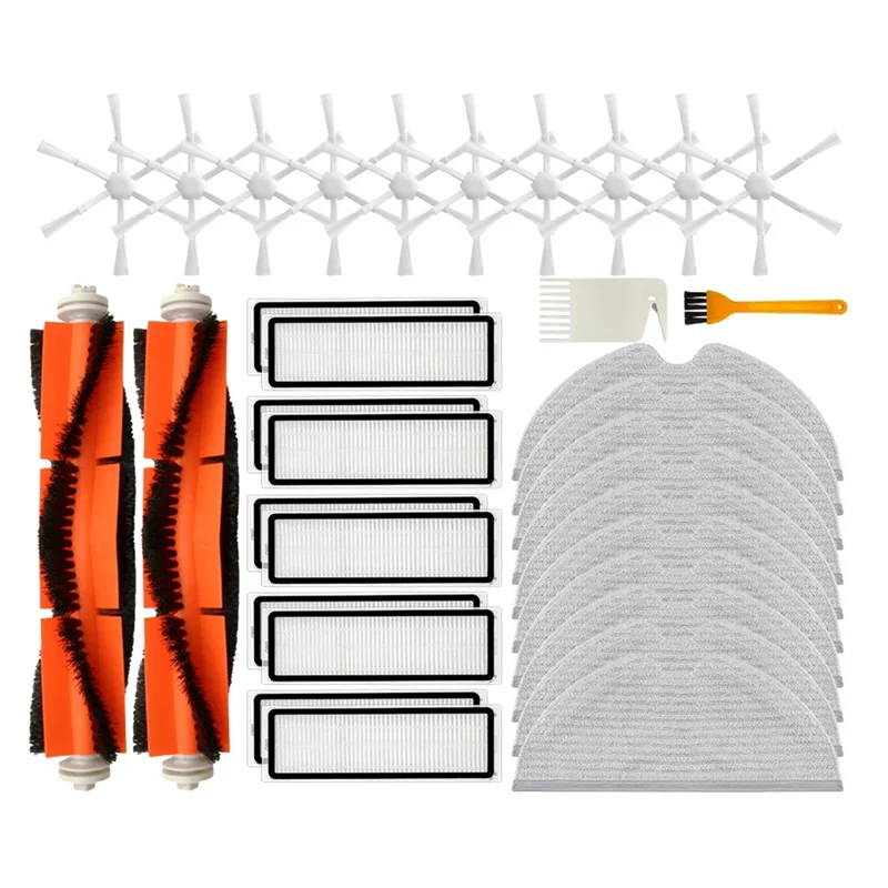 

A28F-для робота-пылесоса Xiaomi Mi 2, 1C, STYTJ03ZHM, запасная часть, основная боковая щетка, фильтр Hepa, тряпка для швабры, аксессуары