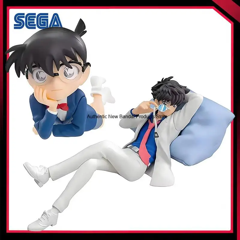

In Stock SEGA Original Detective Conan Conan Edogawa Kuroba Kaito Premium Chokonose Figure Kawaii Anime Model Collectible Toys