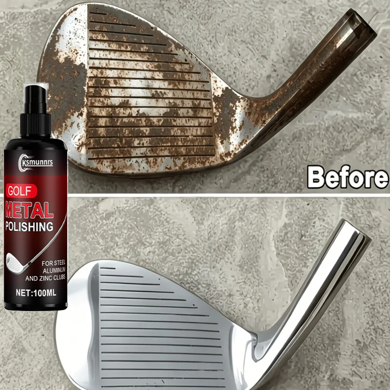 Golf Club Polish Quick Rust Scratch Removal Shine Restorer Long-Lasting Brightness for Golf Equipment