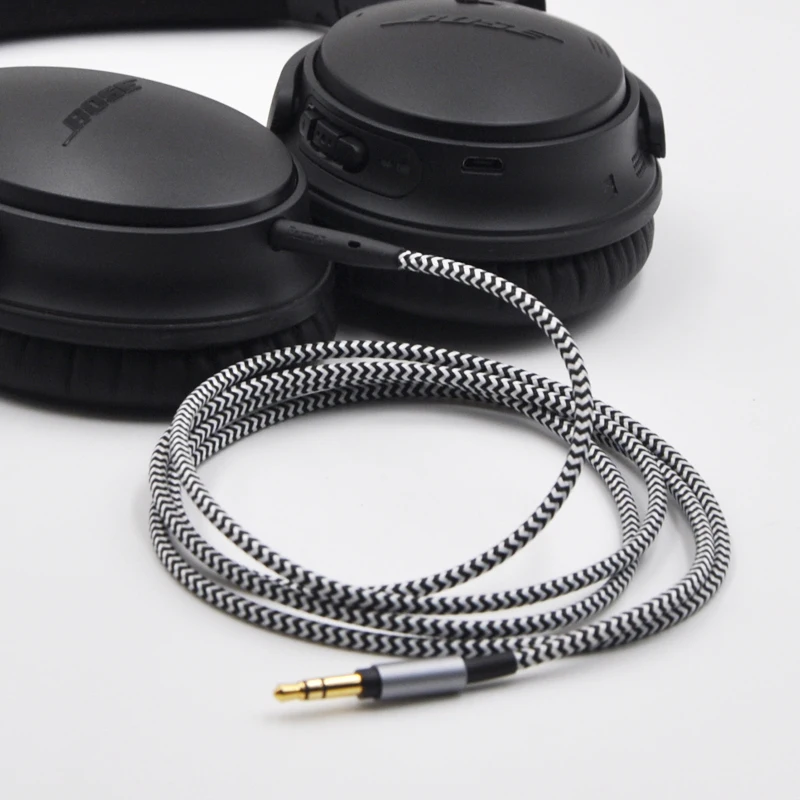 Replace Cable 3.5mm To 2.5mm For Sennheiser Beyerdynamic BOSE AKG JBL QC25 QC35 AE2 AE2i PXC480 PXC550 OE2 OE2i E55 Etc Headset.