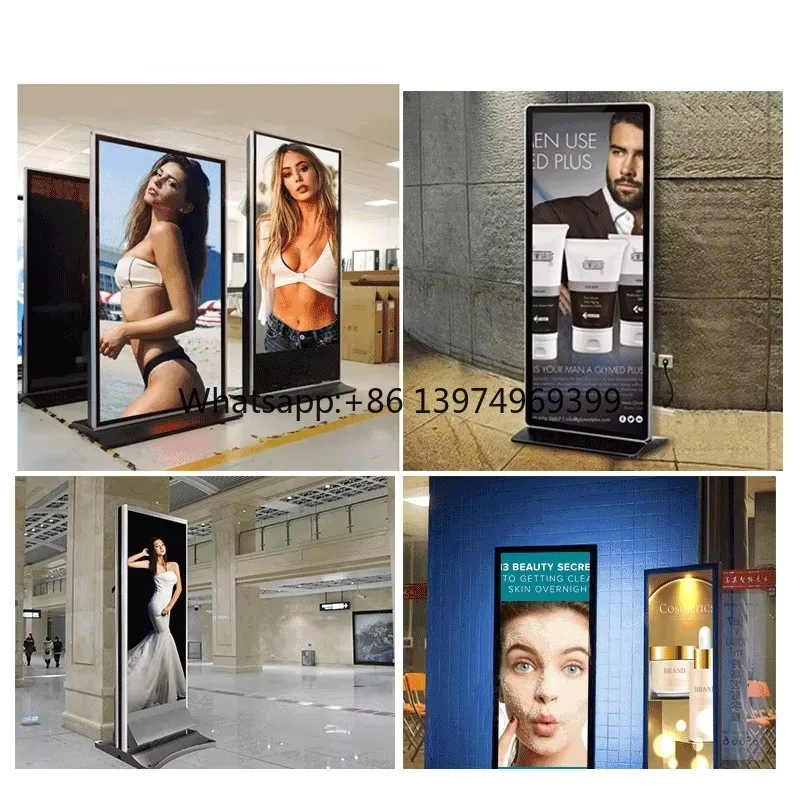 4K Full Screen Toled Digital Signage Floorstand - LED Advertising Equipment for Indoor Wayfinding [Top Rated]
