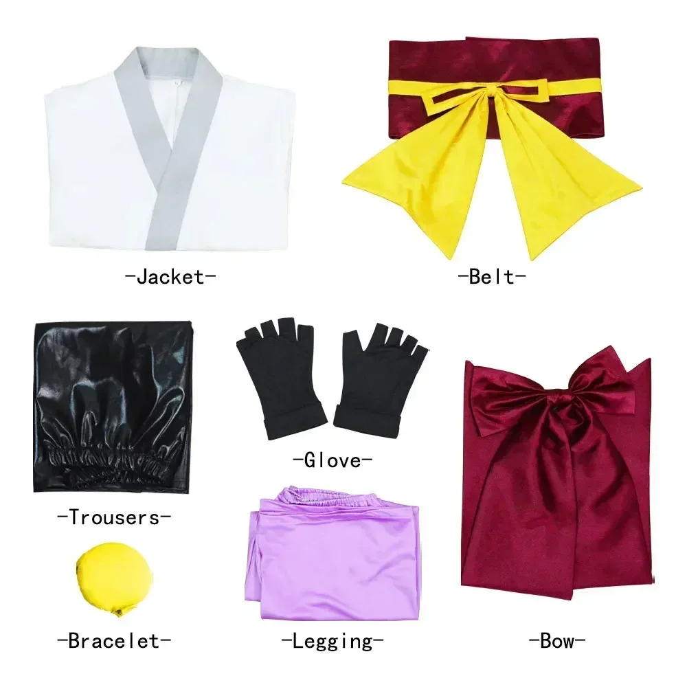 Anime Machi Hunter X Hunter Komacine disfraces Cosplay peluca púrpura Phantom Troupe para mujeres traje de Carnaval de Halloween