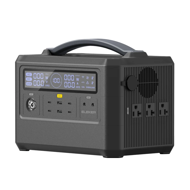 

Fast Charging Power Station 600W Portable Solar Charging Station Outdoor Camping Solar Generator Emergency Power Supply