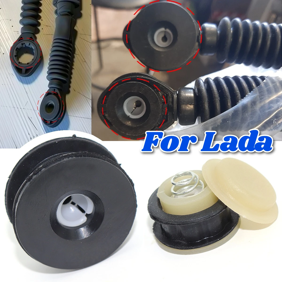 

Car Manual Gearbox Shift Cable Linkage Control Bushing Gear Shifter Lever Selector End Rod Connect For Lada Granta 1G Priora