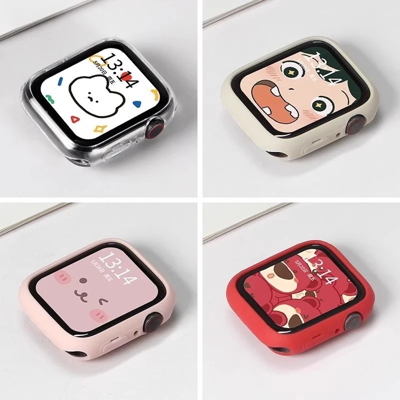 Weiche Silikonhülle für Apple Watch 11–10, 46 mm, 42/38/40/44/41/45 mm, Zubehör, Stoßstangenschutzabdeckung für Serie 9, 8, 7, 6, 5, 4, 3 SE