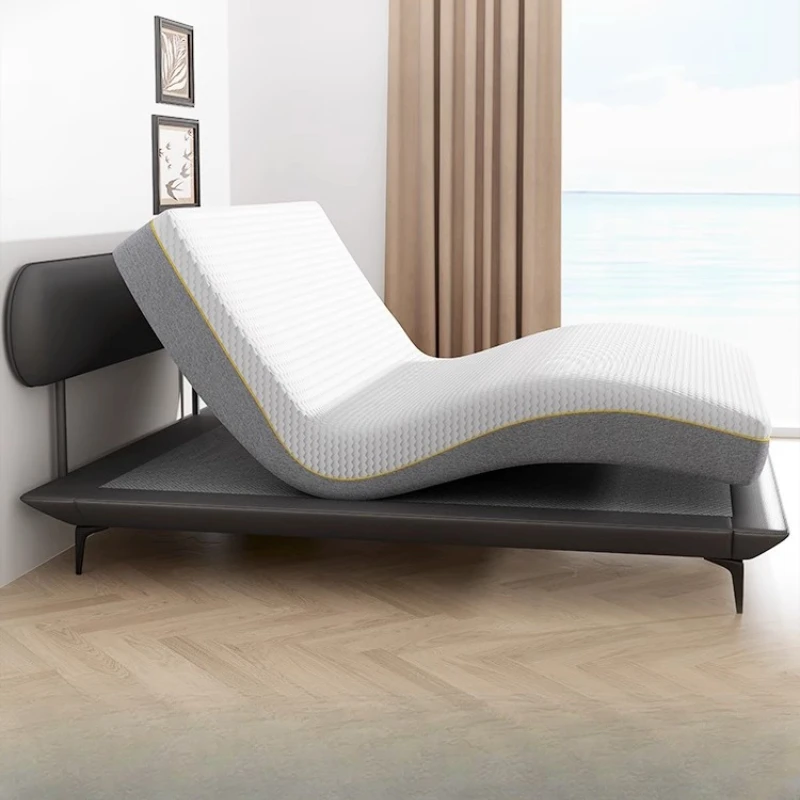 ที่นอนไฟฟ้าเตียงคู่ขนาดเต็มLift Up King Size Twin Bed 150X200 Modern Lit 2 Personnesเฟอร์นิเจอร์สําหรับห้องนอน