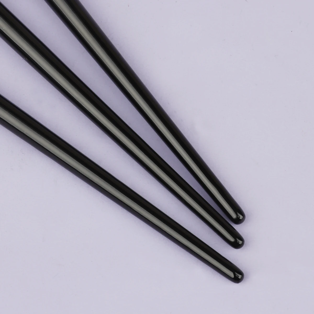 3-delige oogmake-upborstel ultrafijne eyelinerborstelset, inclusief rechte, schuine, gebogen punt, geschikt voor make-up