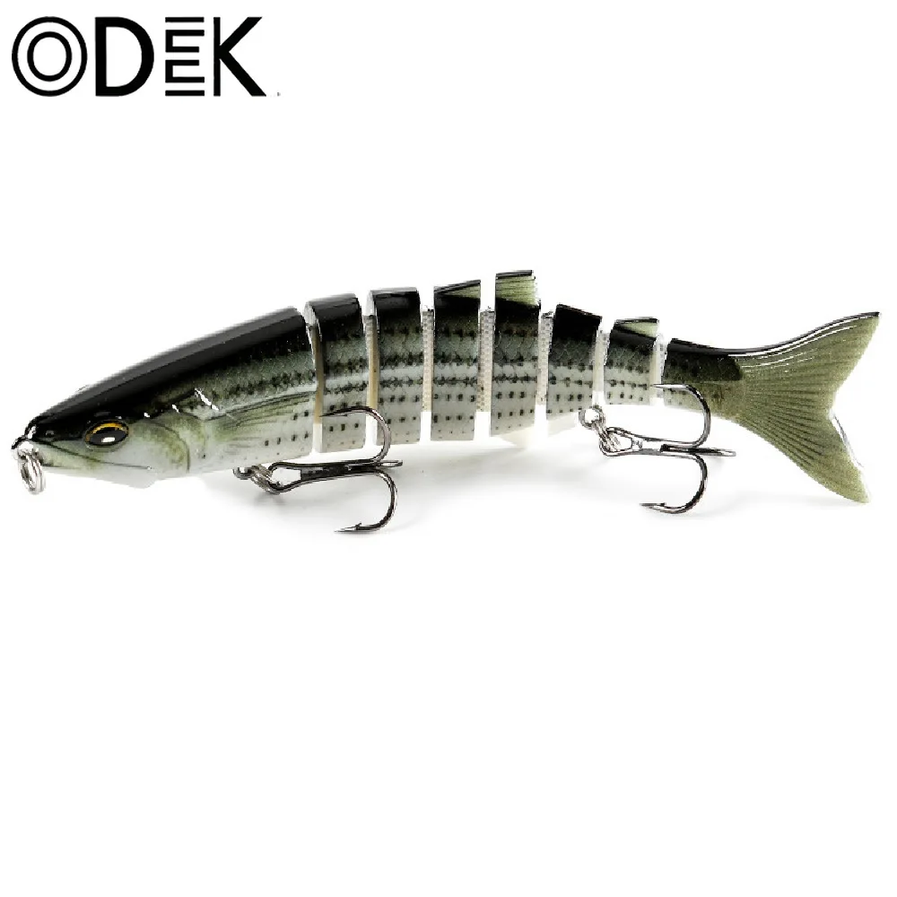 2025 new Swimbait 12cm 20g Multi Joint Lure Slow Sinking Bionic Swimming Pesca Bass Treble Hook Carp Fishing Tackle Hard Bait