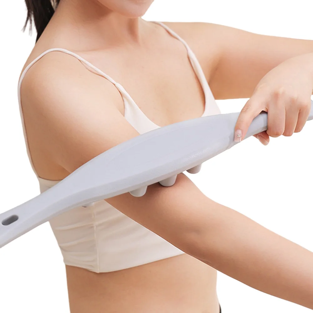 

Massage Roller Magnetic Therapy Lymphatic Drainage Handheld Steel Massager Stick for Neck Back Pain Relief Stomach Body Shaping