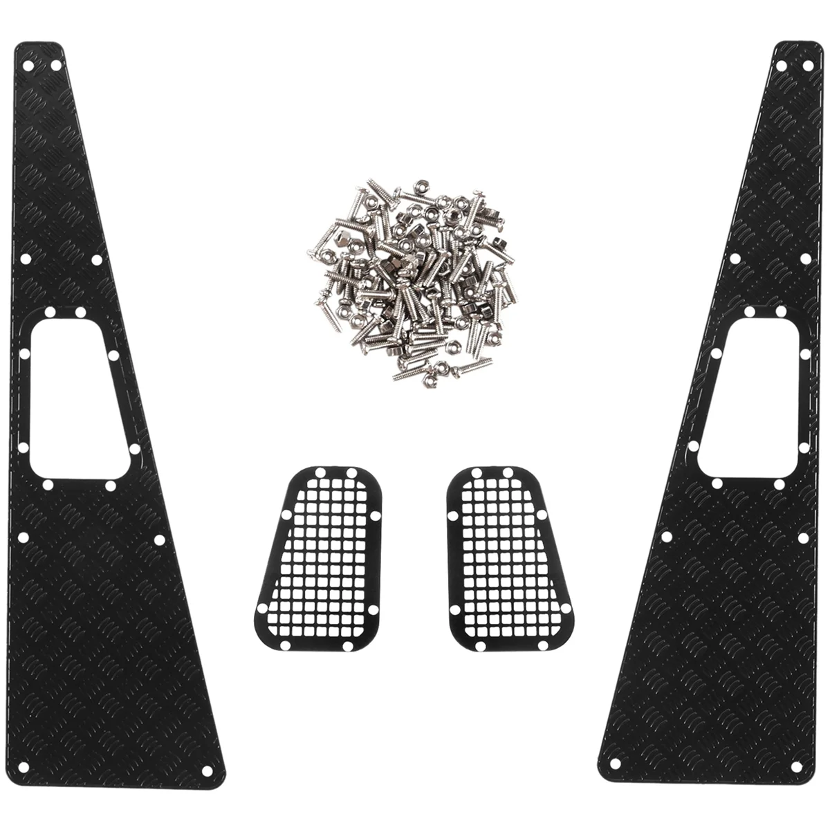 Metalen Anti-Slip Plaat Intake Grille voor -4 TRX4 1/10 RC Crawler Upgrade Onderdelen Accessoires