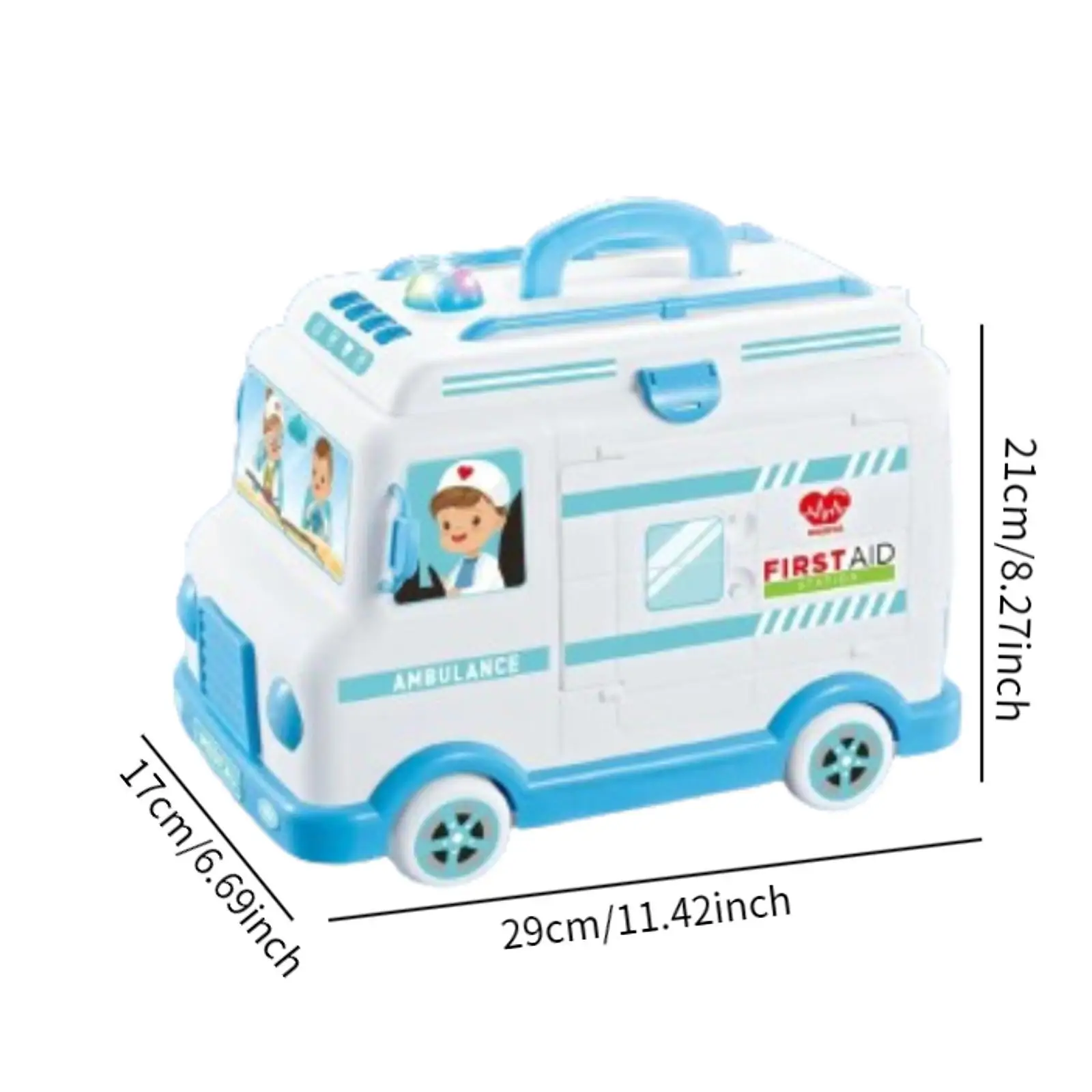 Kinder Krankenwagen Arzt Kits Pretend Rollenspiel Spielset Feinmotorik Pretend