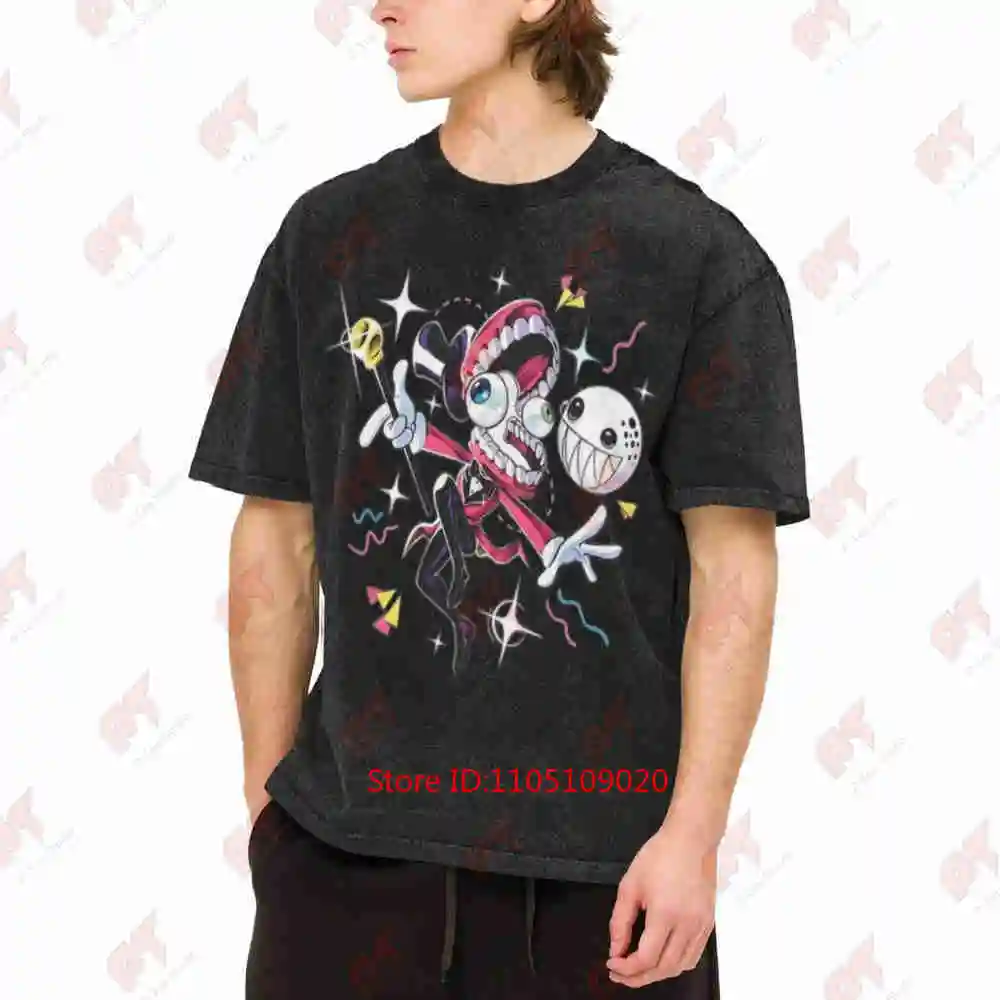 Caine TADC Bubble Ringmaster Vintage Washed Tee Pure Cotton T-Shirt