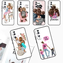 Baby Mom Girl Queen Case For Honor Magic 6 5 Pro 50 70 90 Lite X6 X7 X8 X9 X6a X7a X8a X9a X8b X9b Back Cover