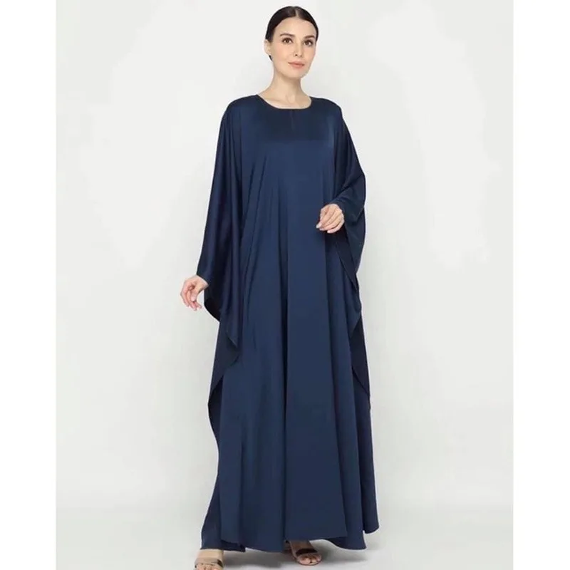 

Elegant Muslim Fashion Dubai Abaya Long Robe With Embroidery For Women Middle Eastern Arabic Style modest dresses