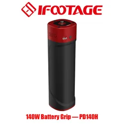 IFOOTAGE PD140H Battery Grip,Delivering 140W of High-Power Output,USB-C Portable Charger for Cameras, Laptops, iPads