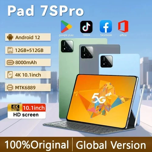 2025New Original Pad 7 Pro Versión Global Tabletas Android