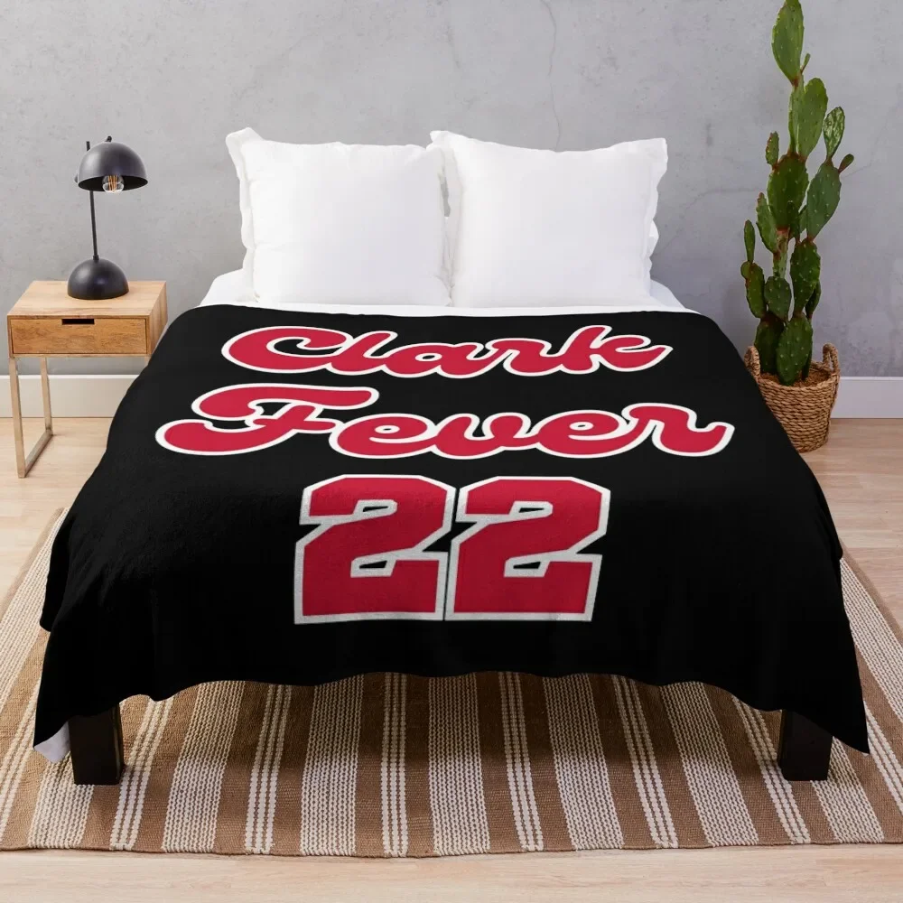 

Caitlin Clark Indiana Fever 22 Iowa Throw Blanket