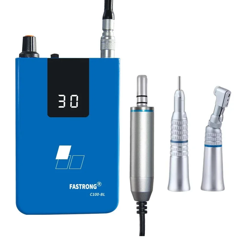 Dental Lab Rechargeable Brushless Handpiece Micromotor with Digital Display Long Work Time Denspay Equipment