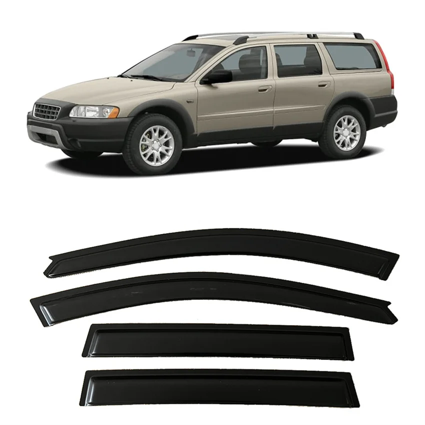 

Боковое окно XC70 2003 2004 2005 2006 2007 Оконный козырек ветра Солнцезащитный козырек от дождя Погодный щит Дефлектор ветра