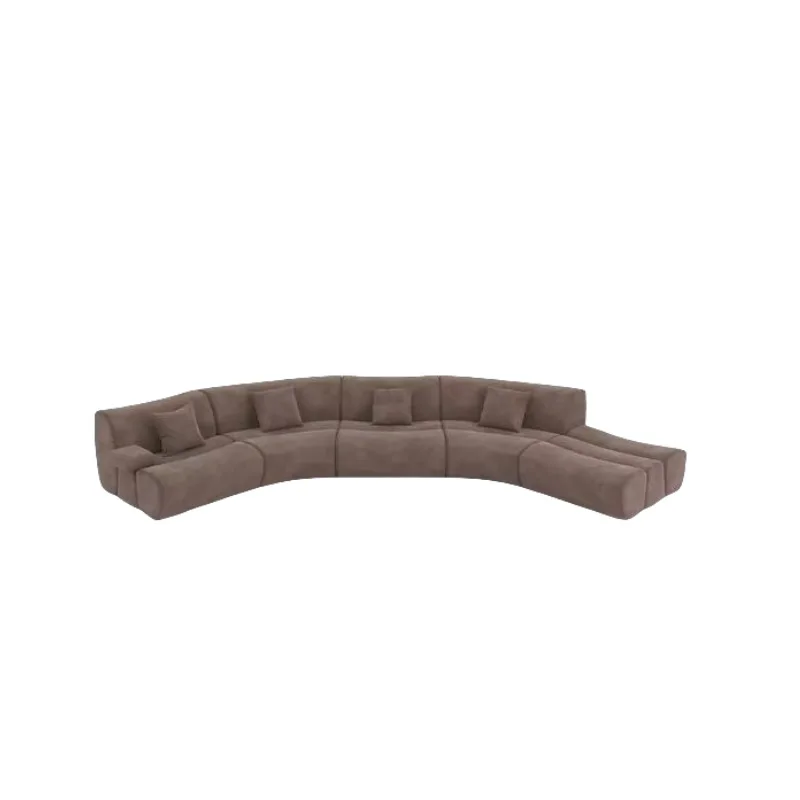 

New Italian bamboo sofa, replica combination, designer living room sofa