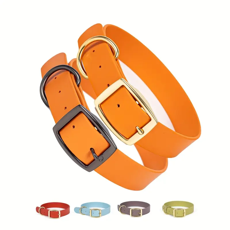 

Ошейник для крупных собак, износостойкий, с тиснением, новый модный ошейник для собак, высококачественный TPU, устойчивый к запаху и грязи.