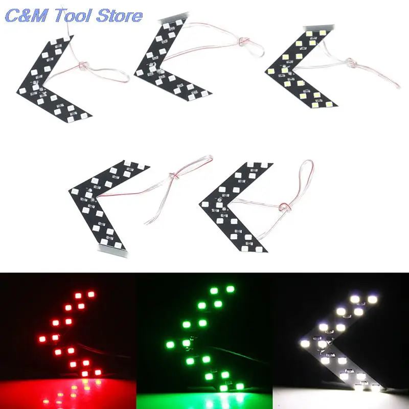 1pc 14 SMD LED Car LED Rearview Mirror Light for Arrow Panel For Car Rear View Mirror Indicator Turn Signal Lamp