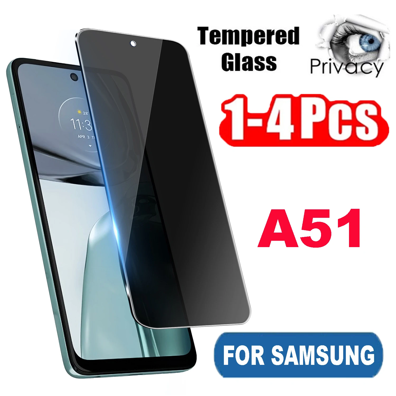 

1-4 шт., защитные пленки для экрана Samsung Galaxy A51