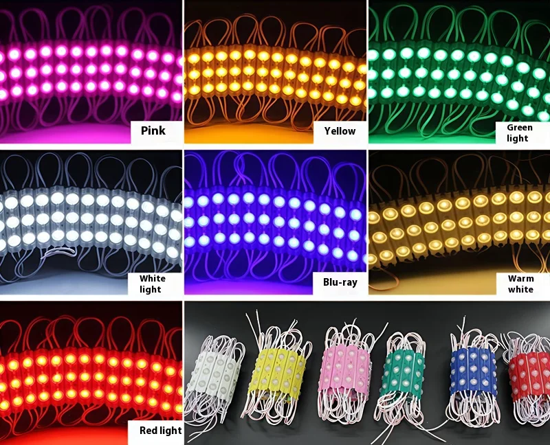 

12V waterproof 2835 3LEDs 1.5W Injection molding LED Module high lumen super bright led modules lighting,20PCS/Lot