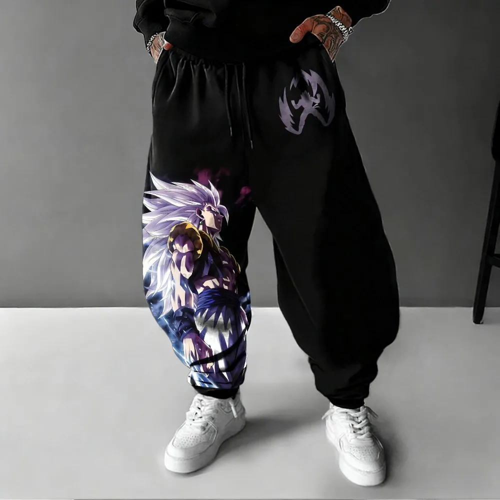 

Dragon Ball 2025 летние и осенние новые хлопковые спортивные брюки Super Saiyan с принтом аниме, мужские свободные повседневные модные брюки в стиле хип-хоп