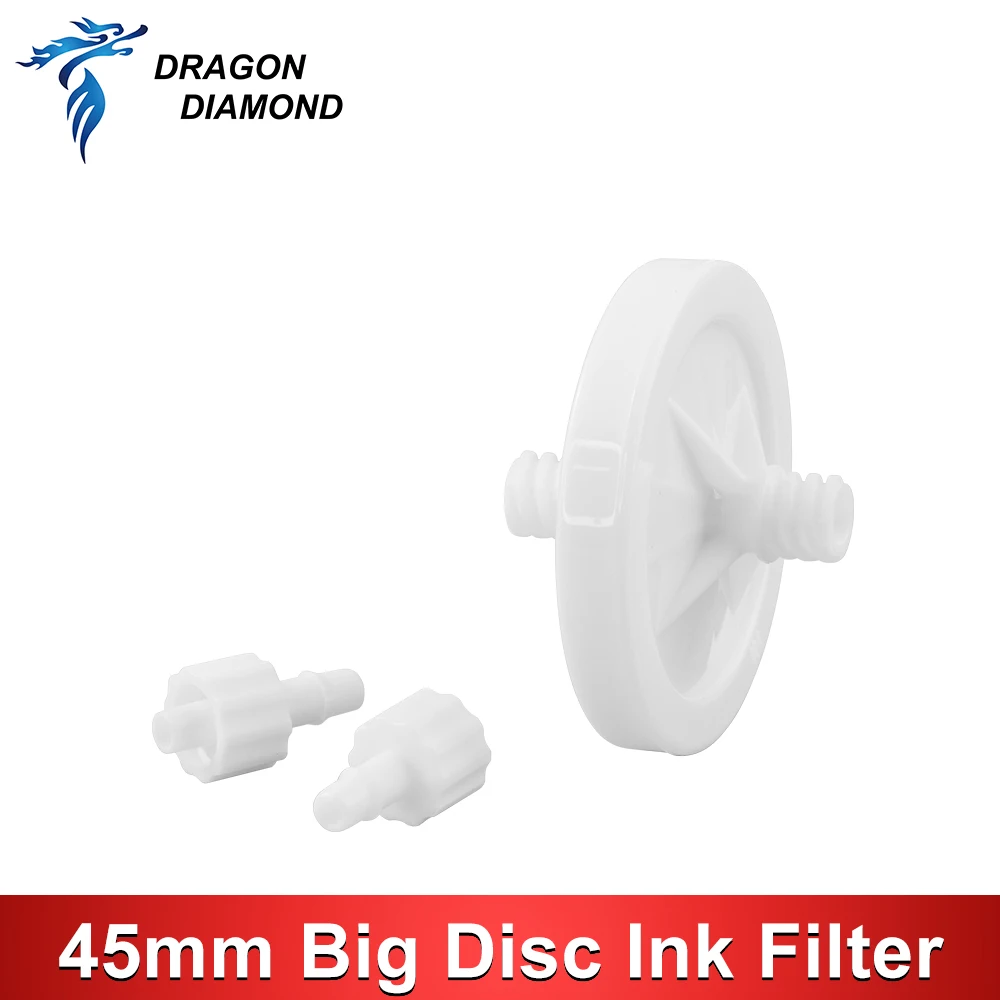 Filtro de tinta de disco grande de 45mm para impresora de tinta solvente Infiniti Challenger ICONTEK CRYSTALJET Myjet Wit-color Gongzheng