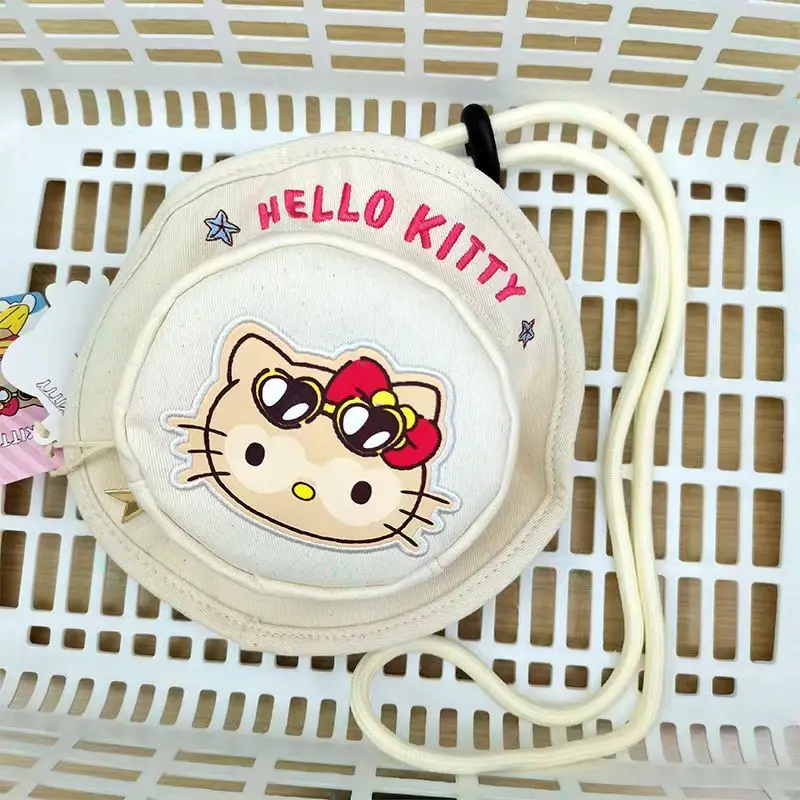 

Miniso Canvas Hellokitty Kawaii Shoulder Bags Cute Sanrio Hangyodon Crossbody Bags Embroidered Anime Y2k Small Bags Girls Gifts