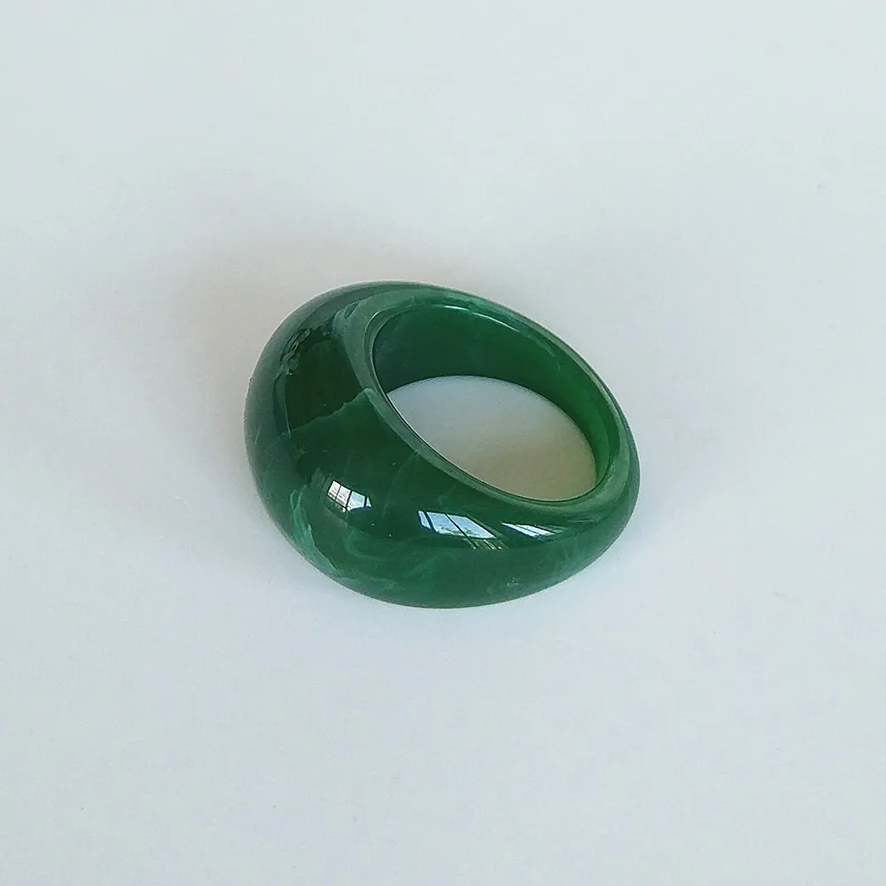 20/36/50 قطعة/الوحدة جديد Vintage شفافة ملونة الاكريليك الراتنج خواتم مجموعة كوريا موضة هندسية الجمالية مجوهرات اكسسوارات #3