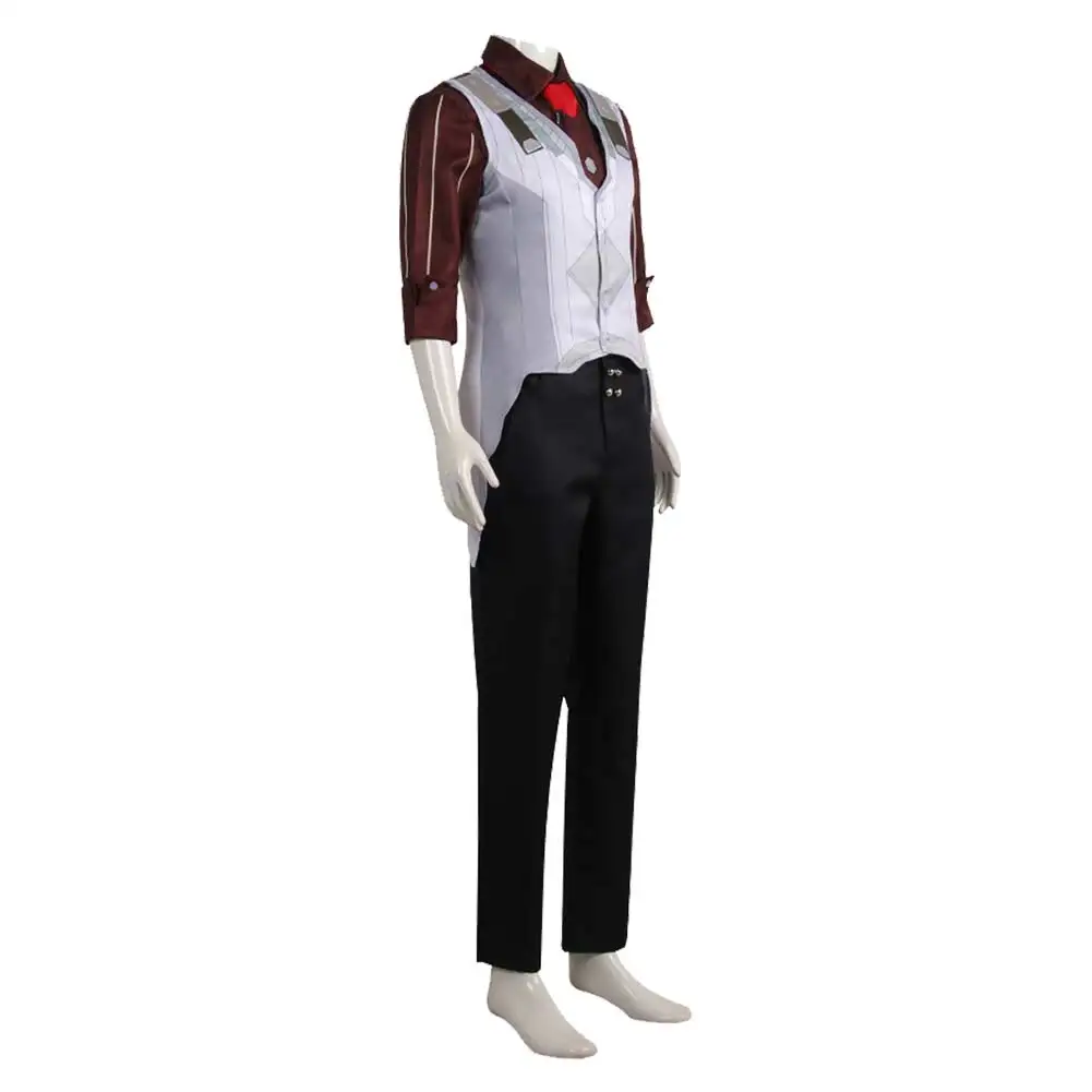 Viktor Cosplay Men Uniform Game LOL Arcane Cloak Jumpsuit Pin Costume Shirt Vest Pants Outfits Halloween Carnival Party Suit