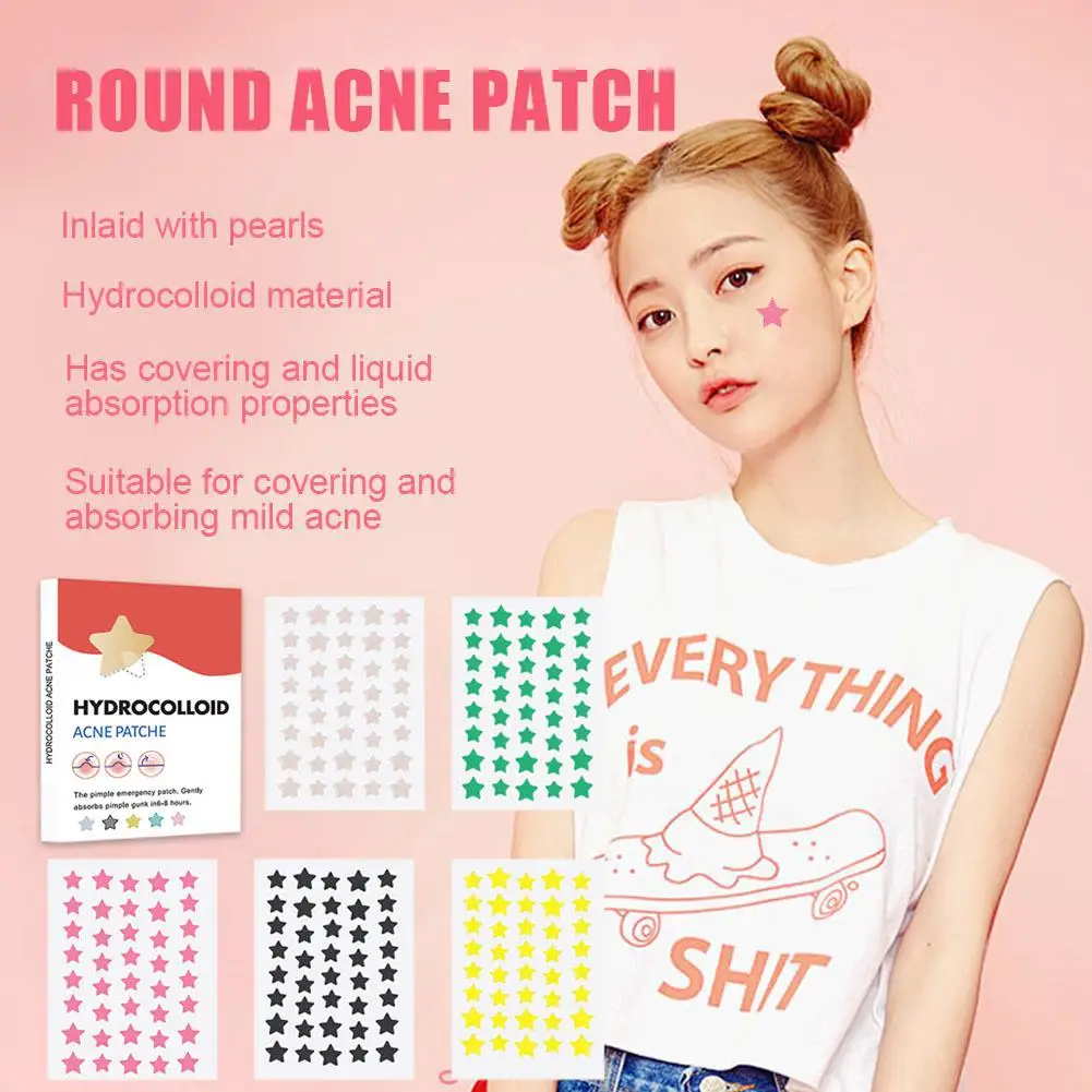 200/400/720/1080pcs Round Acne Patch Gentle Reduces Acne Improves Pimple Healing Waterproof Acne Care Patch For Men Women