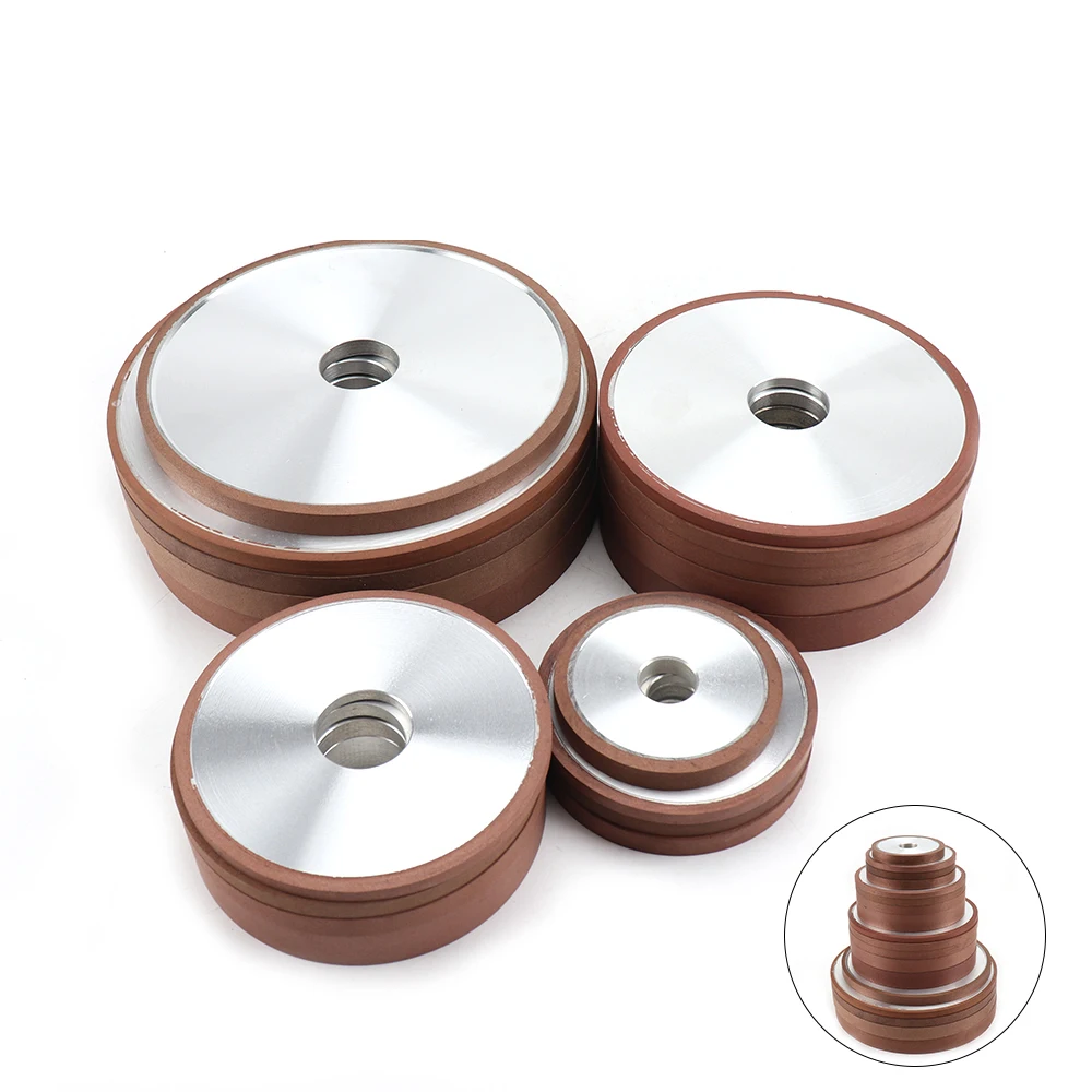 SI FANG 80-200mm Flat Diamond Abrasive Grinding Wheel  for Alloy Steel Ceramic Glass Jade Milling Cutter Tool Sharpener Grinder