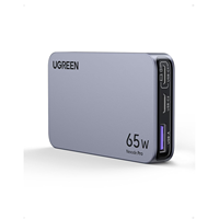 UGREEN Nexode Pro 65W USB C Charger Flat 3-Port Ultra-Slim GaN Compact Fast PPS Wall Charger for MacBook