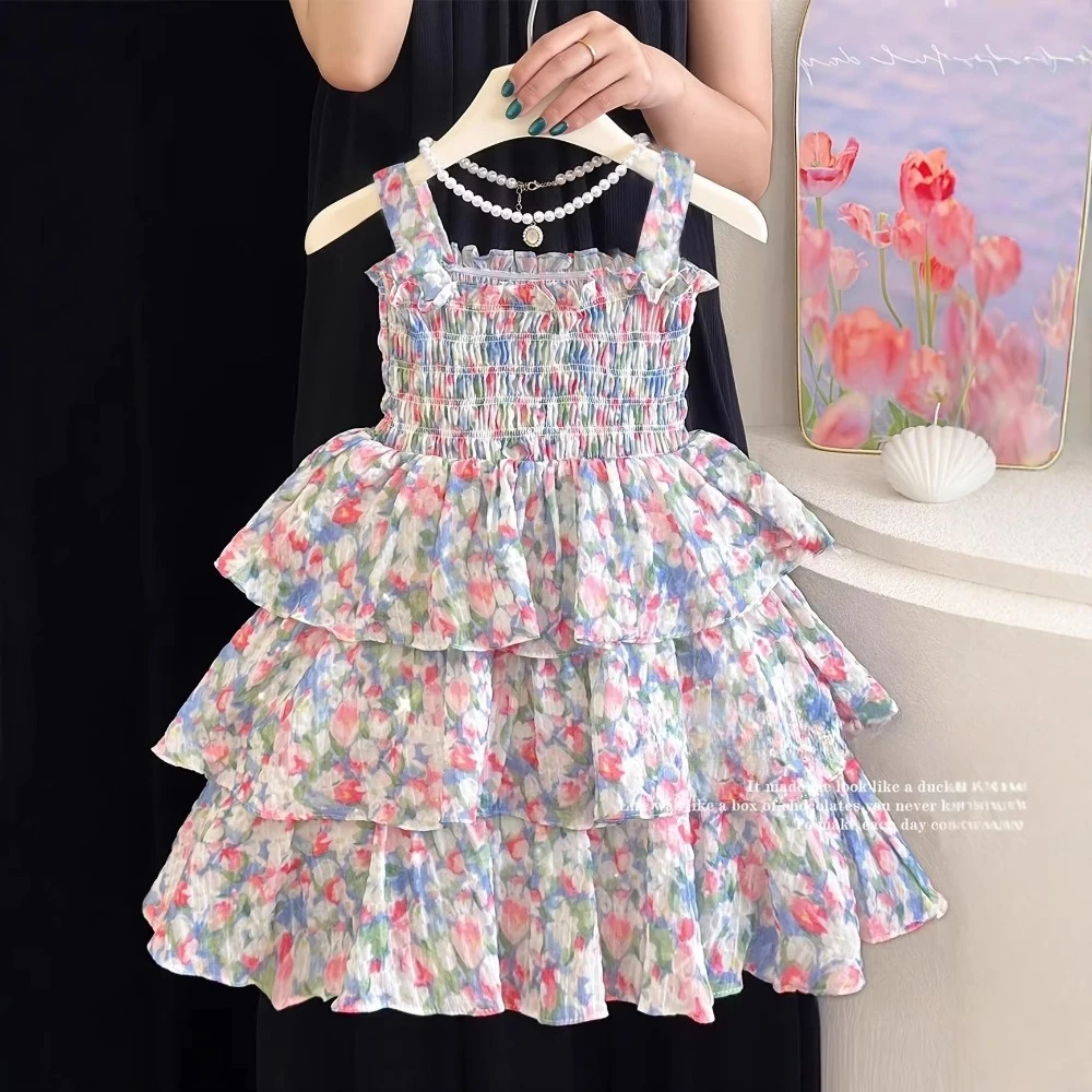 2026 New Summer Girls Dress, Butterfly Wings Tulle Tutu Dress Cute Princess Dress For Baby Girls for 90-140cm