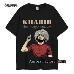 Summer Men Women Cotton T-Shirt Fashion Tops Tees Khabib Nurmagomedov Boxer Hawk Eagle Graphic Clothing Short Sleeve Streetwear