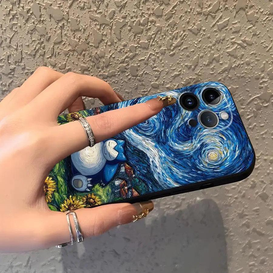 Funda Phone Cover Phone Case for Apple iPhone XR XS MAX 15 Pro 7 8 13 17 Pro Max 12 16 14 11 Air Gengar Pokemon Cool view 2