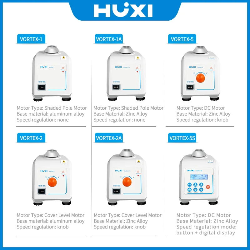 HuXi Vortex Mixer Labormixer Vortex-5S Digital Labor Shaker Labor Vortex Mixer Shaker