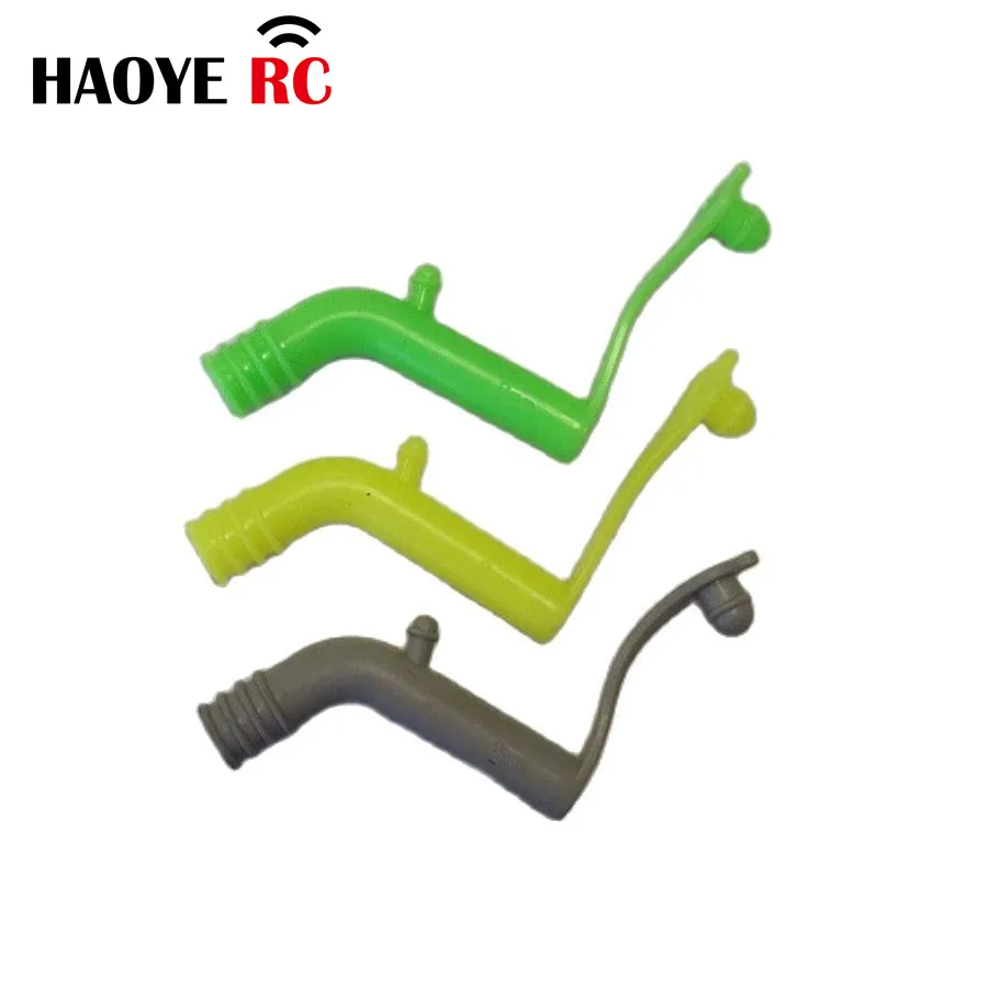 Haoye Engine Exhaust Extension Pipe Silicone End Deflector With Cap For Nitro RC Model Car HSP Himoto HPI Traxxas Losi Axial