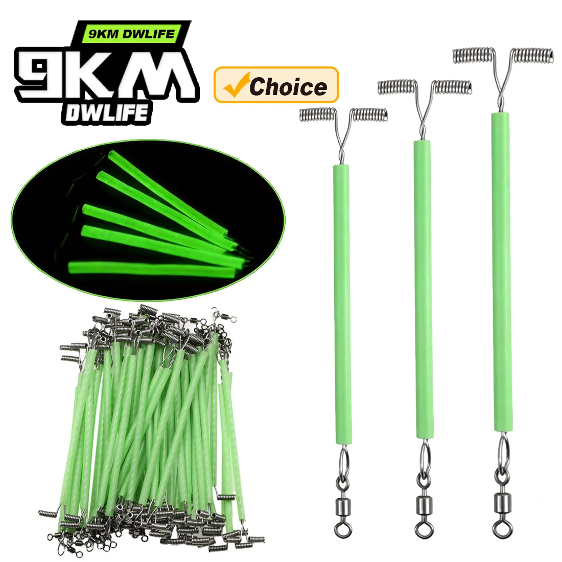 9KM 10Pcs Fishing W…