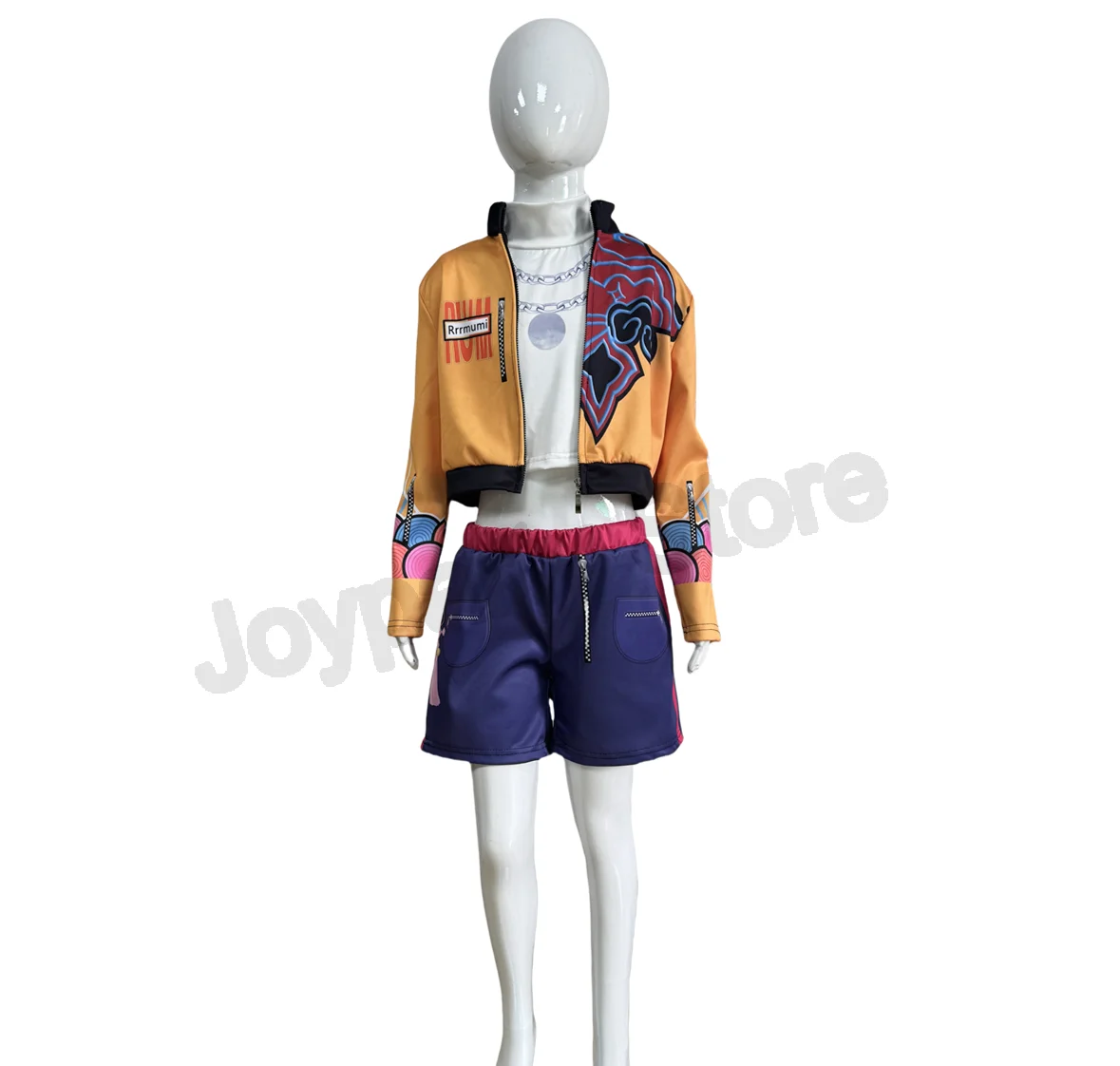 أنيمي K-Pop رومي زوي شيطان هنتر تأثيري Kpop رومي زوي ميرا تأثيري بدلة كاملة للأطفال الفتيات نمط الاطفال مرحلة الأداء الملابس #6