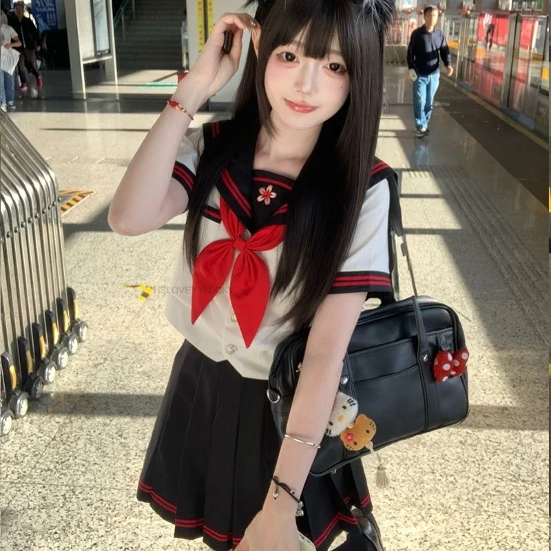 Japanische Koreanische Schule Kostüm Anzug Kostüm Hot Girl Sexy Tragen College Stil Frühling Herbst Uniform Set Mädchen Mode Set