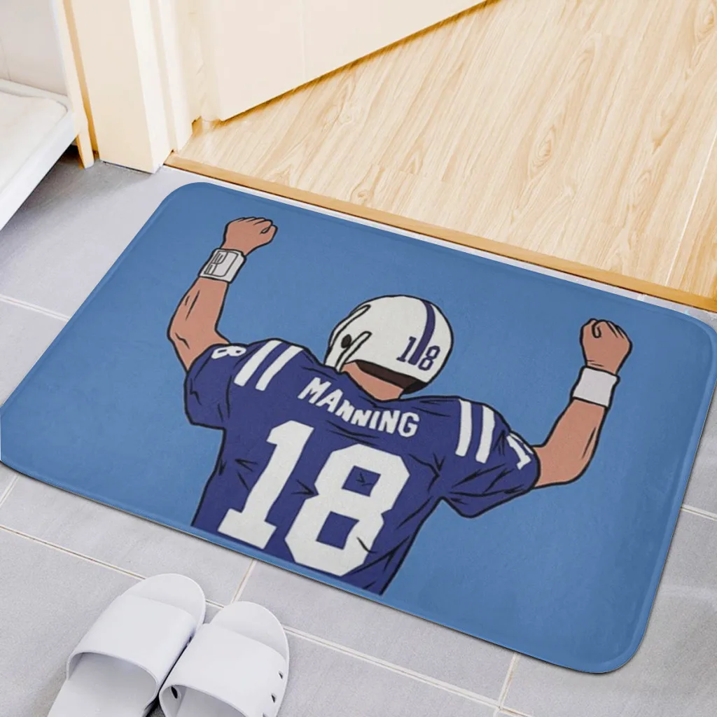 

Home Carpet Rug Bathroom Peyton Manning Celebration Mat Retro Multiple Choice Living Room Kitchen Non-Slip Alfombra