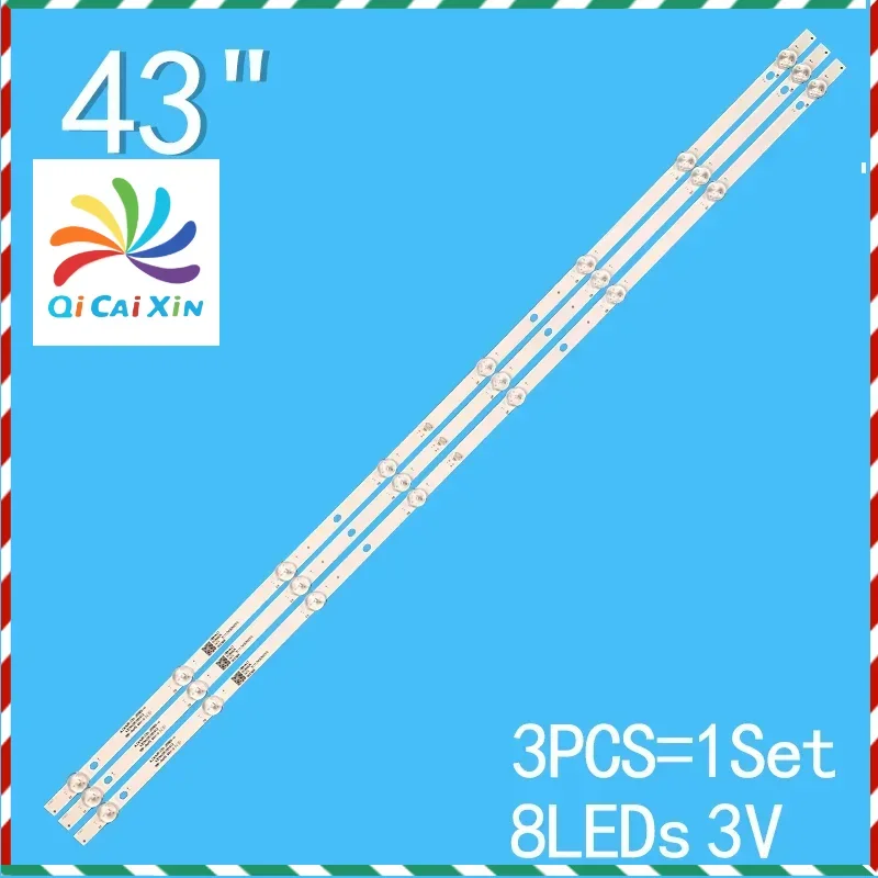 

LED Backlight FOR Miscellaneous AJV-4266 46D6 XC-1942 JL.D43081330-269BS-M 43D9W DLED43HD 3X8 1002 1004 1009 81.5CM 8LED 100%NEW