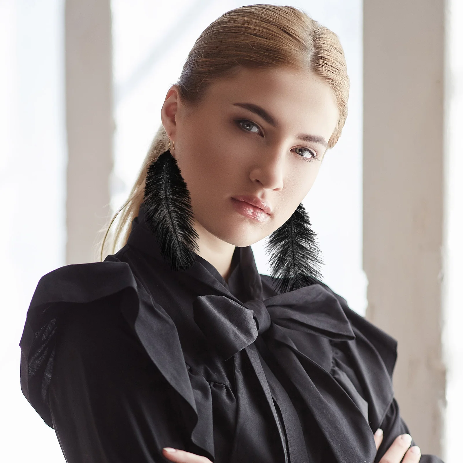 

20Pcs Ostrich Large Soft Plumes Decorative Costume Accessories Centerpiece Wedding Party Craft Plume Decorations