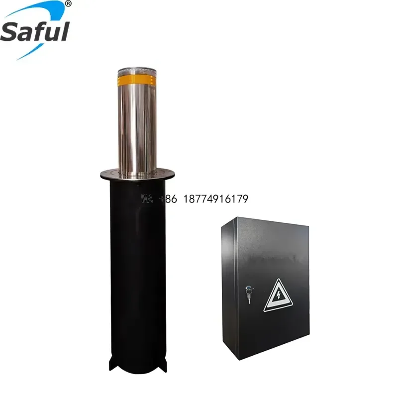 wmwmnu Retractable Full Automatic Hydraulic Rising Bollard Barrier Lifting Road Blocker for Security ProductionODM OEM